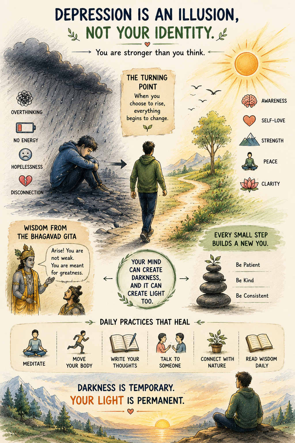 a journey from depression toward inner healing and hope