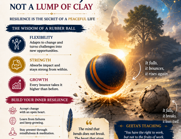 artistic resilience symbolism, modern cosmic textures, bouncing ball imagery, abstract emotional healing visuals, and elegant typography focused on flexibility, awareness, and inner strength.