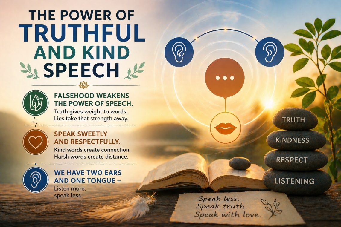 The Power of Truthful Speech — Speak Less, Speak with Respect
