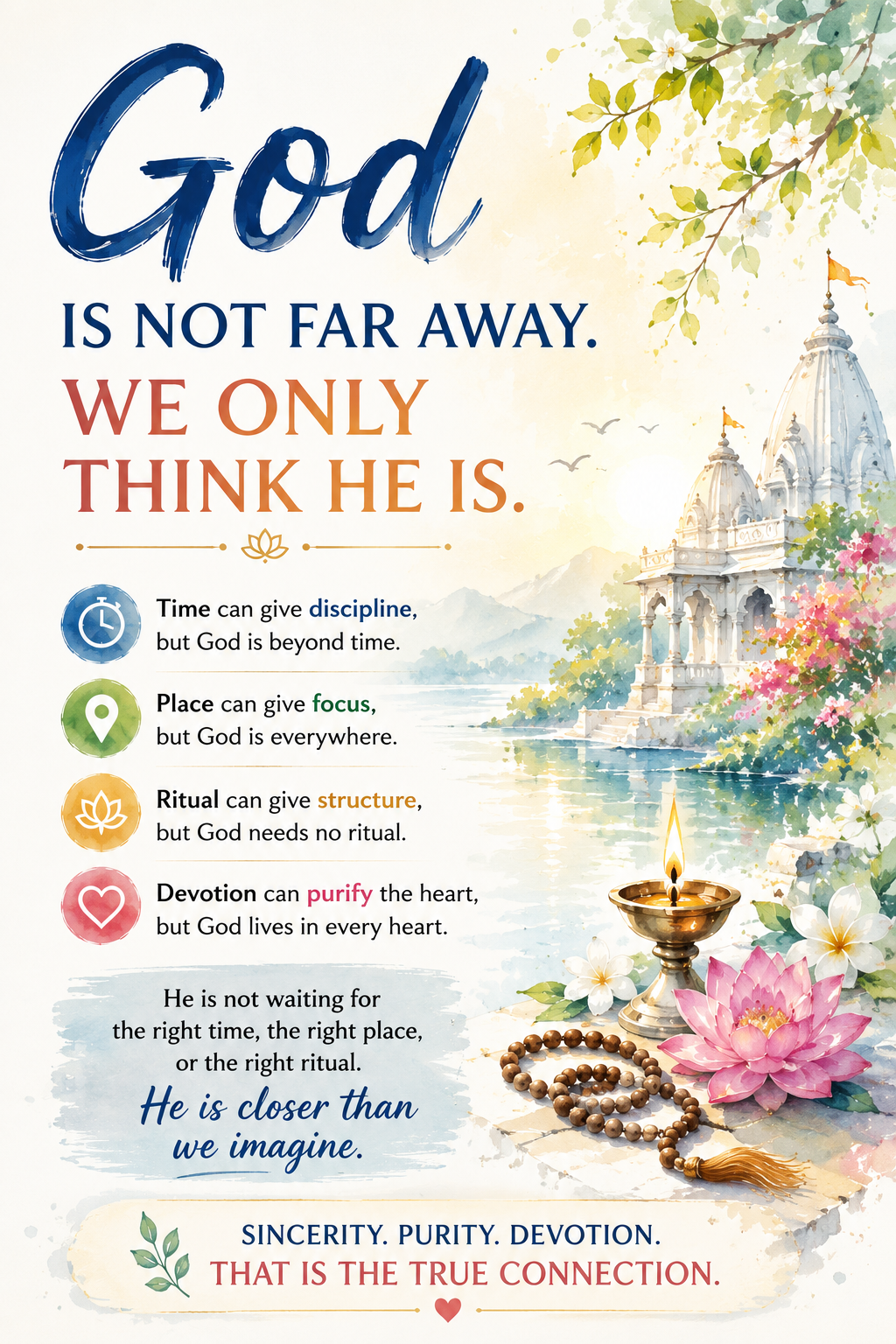 Divine presence beyond time and place