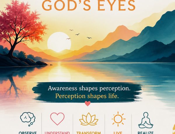 divine awareness transforms perception. When the heart becomes pure, life is seen through truth, compassion, and love.